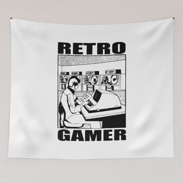 Aperçu de l'œuvre Retro Gamer old school gambler PC commodore Amiga disquette créée et vendue par Future Nerd.