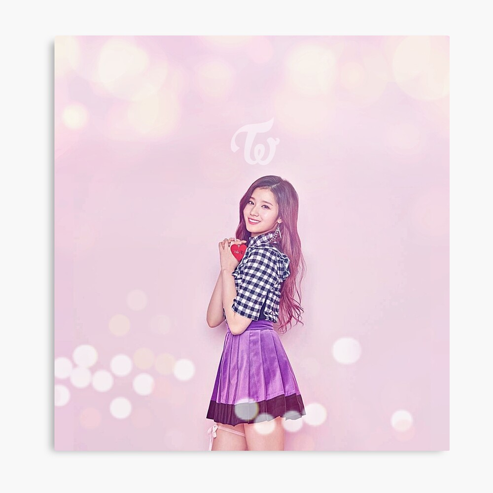 Twice Sana Knock Knock Canvas Print By allcourt Redbubble