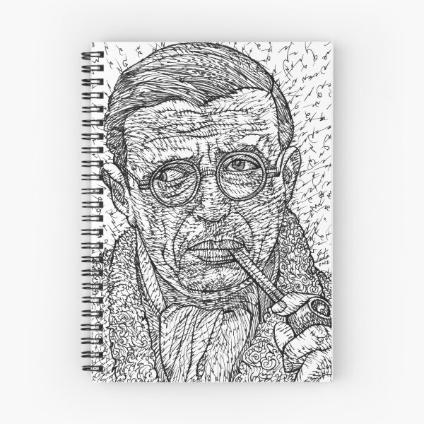 Item preview, SARTRE ink portrait .1 designed and sold by lautir.