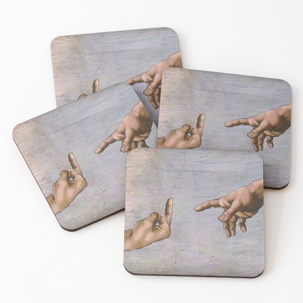 Item preview, The Creation of Adam middle finger designed and sold by Teedefy.