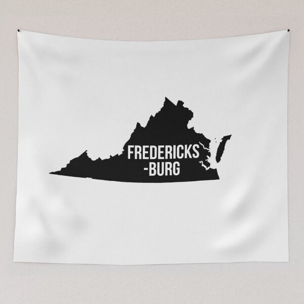 Item preview, Fredericksburg, Virginia State Silhouette designed and sold by CartoCreative.