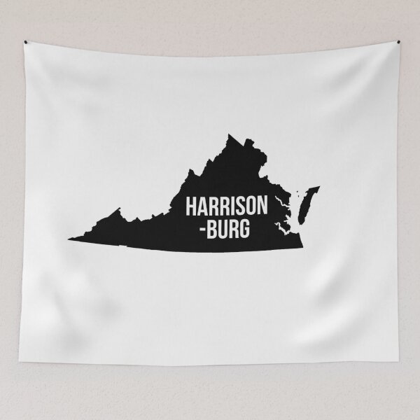 Item preview, Harrisonburg, Virginia State Silhouette designed and sold by CartoCreative.