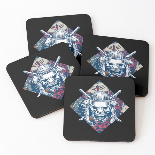 Item preview, Samurai Japan Mask Japanese Art designed and sold by MooonTees.