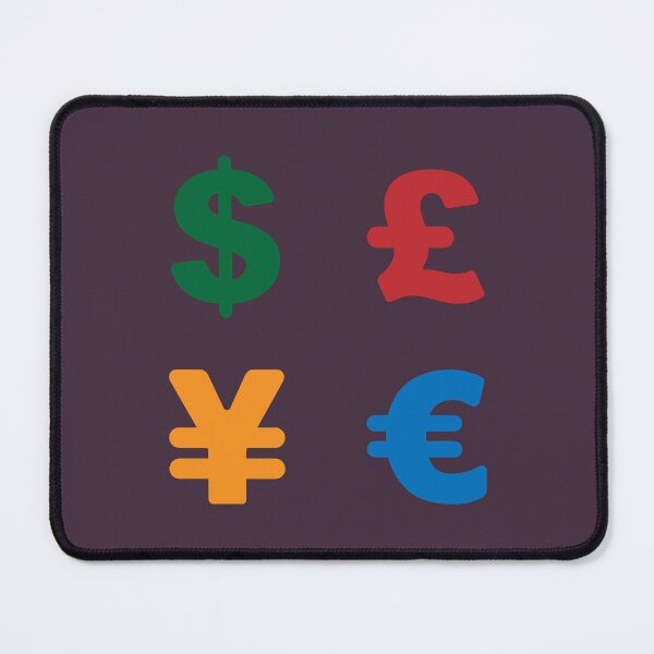 Item preview, Dollar, pound, yen, euro Currency symbol designed and sold by InsuKeef.