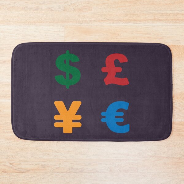Item preview, Dollar, pound, yen, euro  Currency symbol designed and sold by InsuKeef.