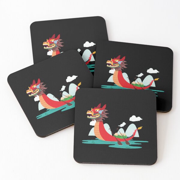 Item preview, Dragon Boat Dragon Boat China mountains river designed and sold by InsuKeef.