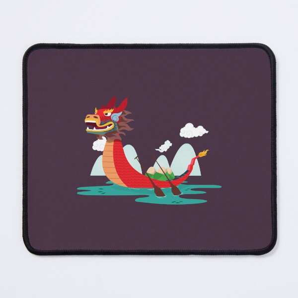 Item preview, Dragon Boat Dragon Boat China mountains river designed and sold by InsuKeef.