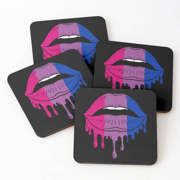 Item preview, Dripping Bisexual Lips Bisexual Pride designed and sold by InsuKeef.