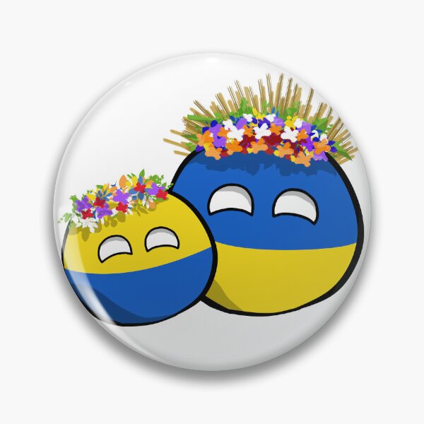 Item preview, Female Silesia Ukraine Countryballs designed and sold by silentrebel.
