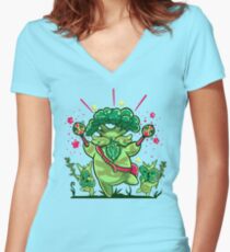 Shalaka Dance Women's Fitted V-Neck T-Shirt