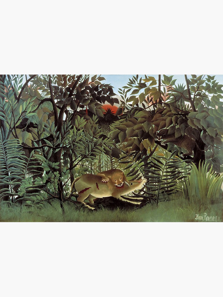 henri-rousseau-the-hungry-lion-throws-itself-on-the-antelope-1905