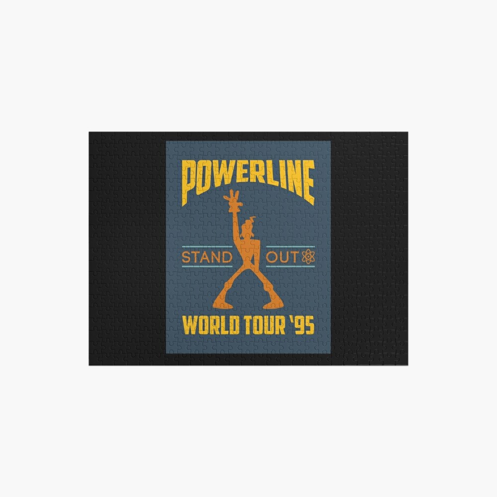 Buy Now Powerline Stand Out World Tour &x27;95 Poster Jigsaw Puzzle by haspelkdhellers JW-GXR2DJ0Q