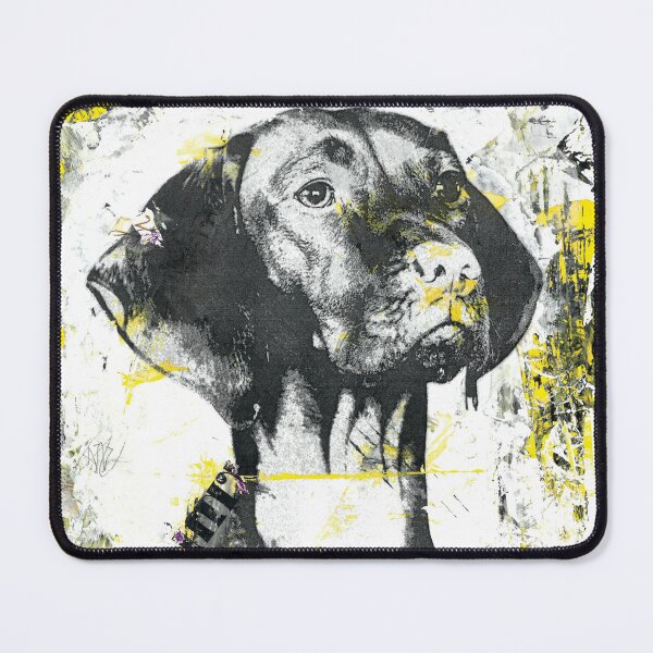 Item preview, Vizsla Dog Portrai designed and sold by click4collage.