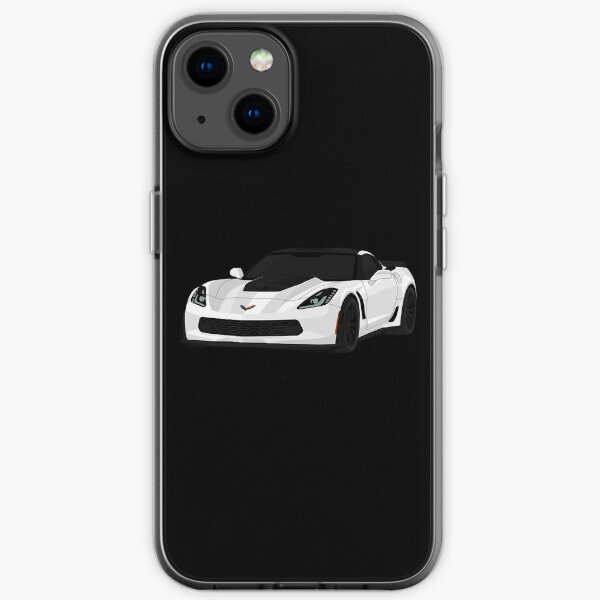 Z06 WHITE   iPhone Soft Case