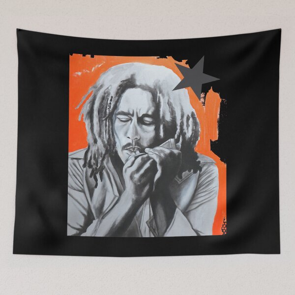Item preview, Bob Reggae Smoking Rasta Art designed and sold by OrlandoRivera1.