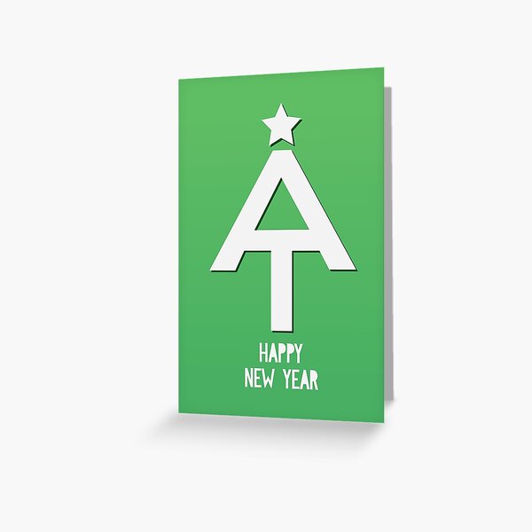 Appalachian Trail Happy New Year Greeting Card