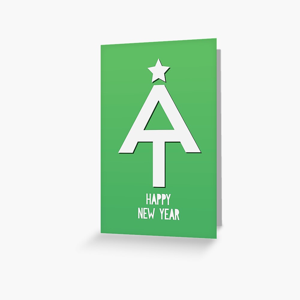 Appalachian Trail Happy New Year Greeting Card
