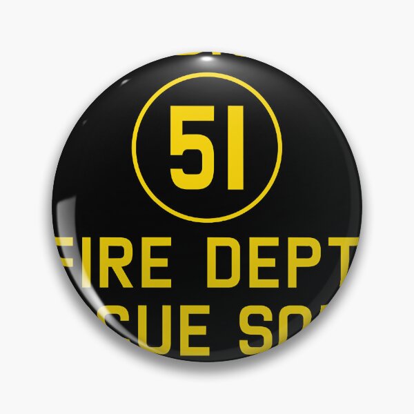 Item preview, Emergency Squad 51 Side of Truck Reproduction Logo Classic designed and sold by AllanJohnson1.