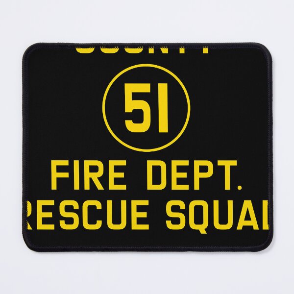 Item preview, Emergency Squad 51 Side of Truck Reproduction Logo Classic designed and sold by AllanJohnson1.