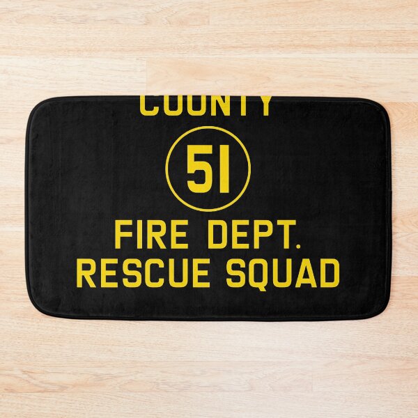 Item preview, Emergency Squad 51 Side of Truck Reproduction Logo Classic designed and sold by AllanJohnson1.