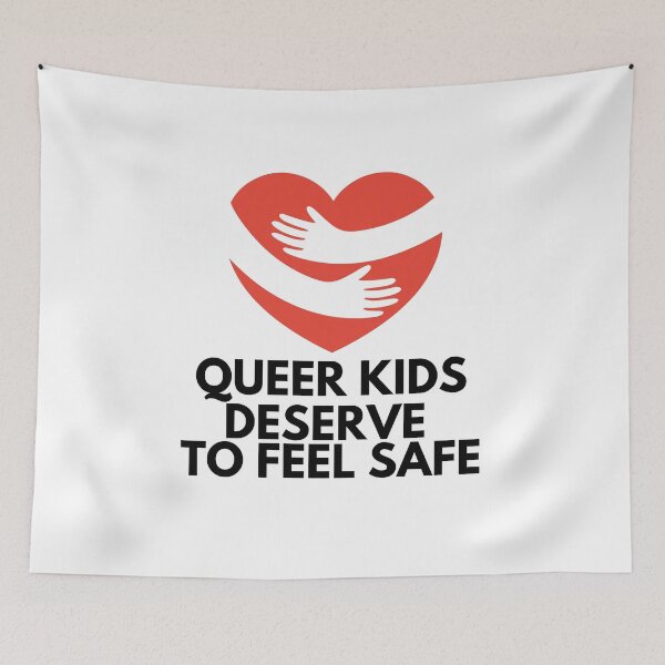 Item preview, Queer Kids Deserve To Feel Safe designed and sold by TrippyHistory.