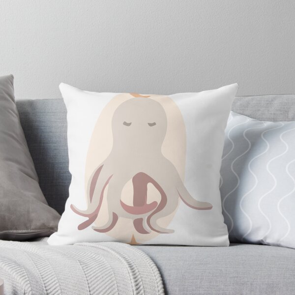 Item preview, Boho Octopus Beige Moon Terracotta Orange designed and sold by AichaShopS.