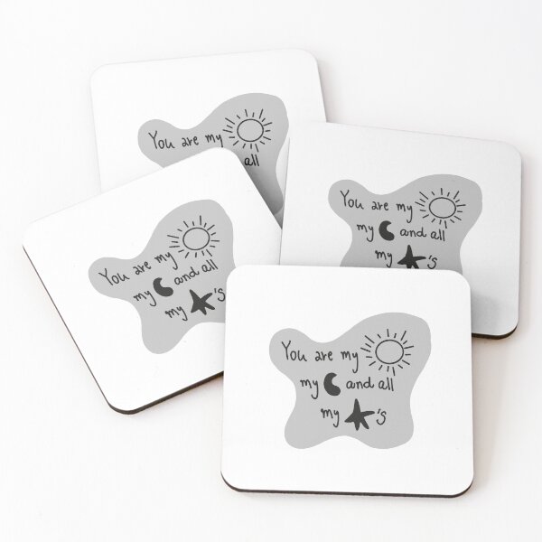 Artikelvorschau, Cutest Words “You are my sunshine, my moon, and all my stars. entworfen und verkauft von ROSEFOLD.