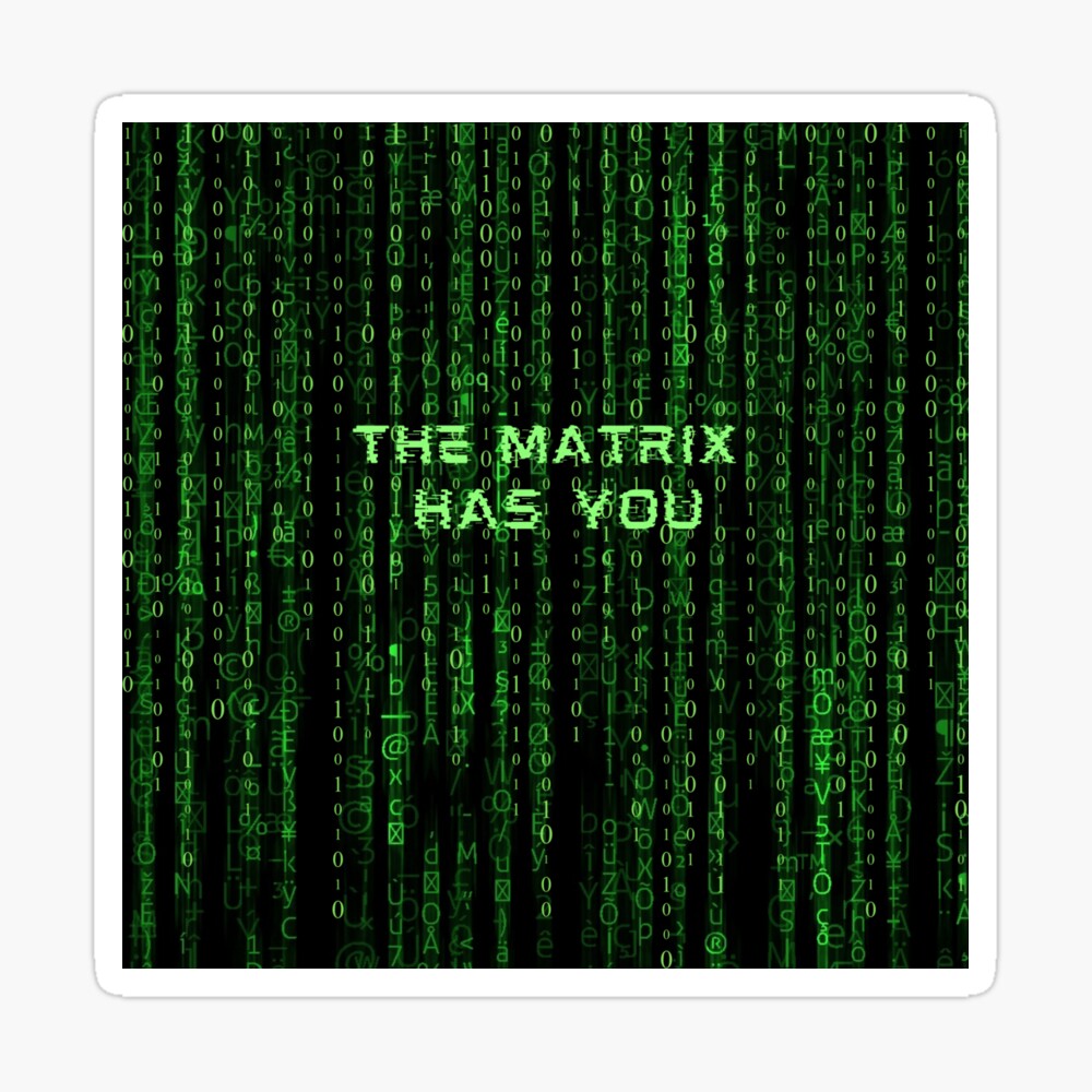 The matrix has you