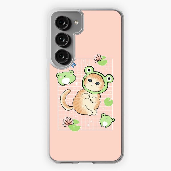 Froggy Phone Case Frog Mushroom Cover for Google Pixel 7A, 6, 7pro, 6A,  3XL, 5, Samsung Galaxy S23, S21fe, S22, A14, A54, iPhone 14, 13, 12 