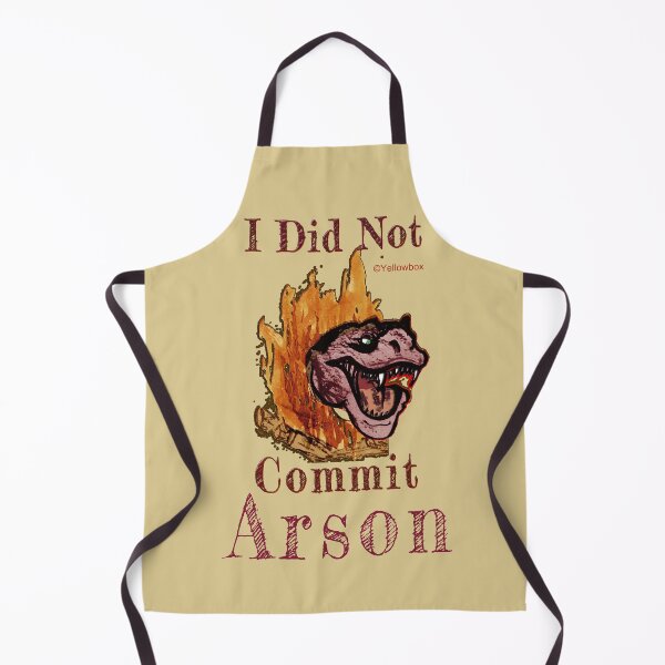 Item preview, i did not commit arson - Yellowbox ink painting designed and sold by twyellowbox.