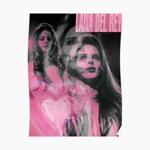 lana black and pink Poster Poster