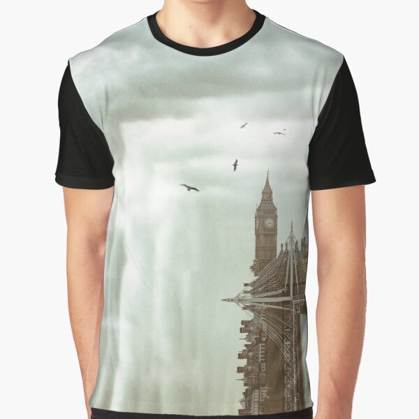 La Ciudad de Londres Surrealista Camiseta gráfica