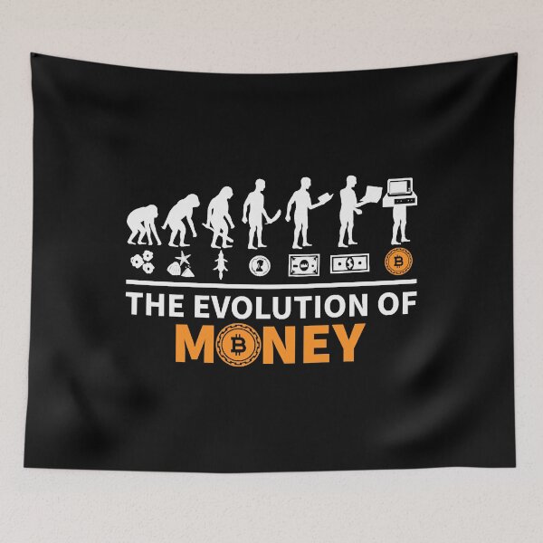 Item preview, Evolution of Money  Blockchain  Crypto  Bitcoin designed and sold by KeithDaron.