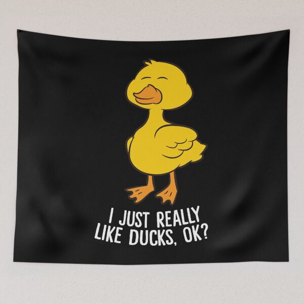 Item preview, I Just Really Like Ducks, Ok Funny Ducks designed and sold by KeithDaron.
