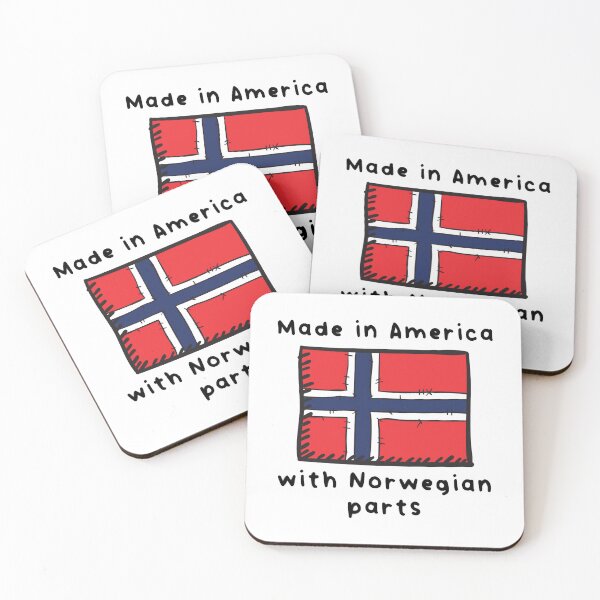 Item preview, Made In America With Norwegian Parts designed and sold by KeithDaron.