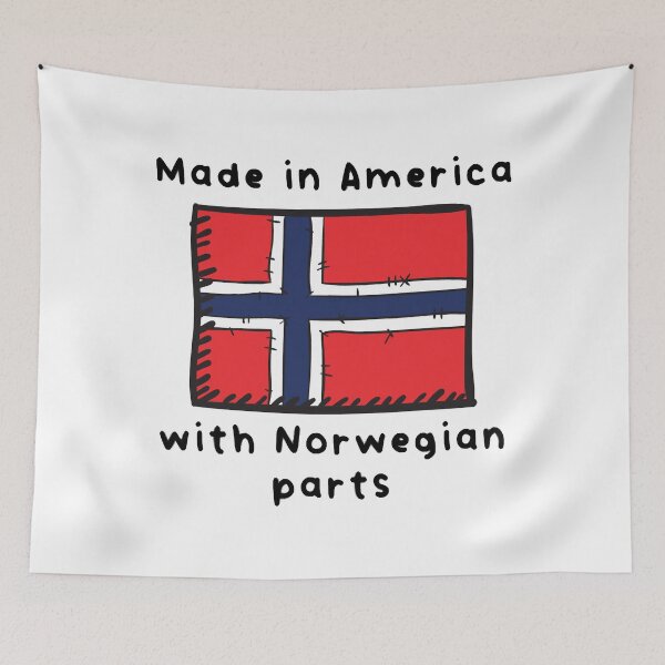Item preview, Made In America With Norwegian Parts designed and sold by KeithDaron.