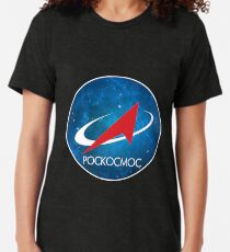 Roscosmos Nebula logo Tri-blend T-Shirt