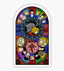 Fullmetal Alchemist Stained Glass Sticker
