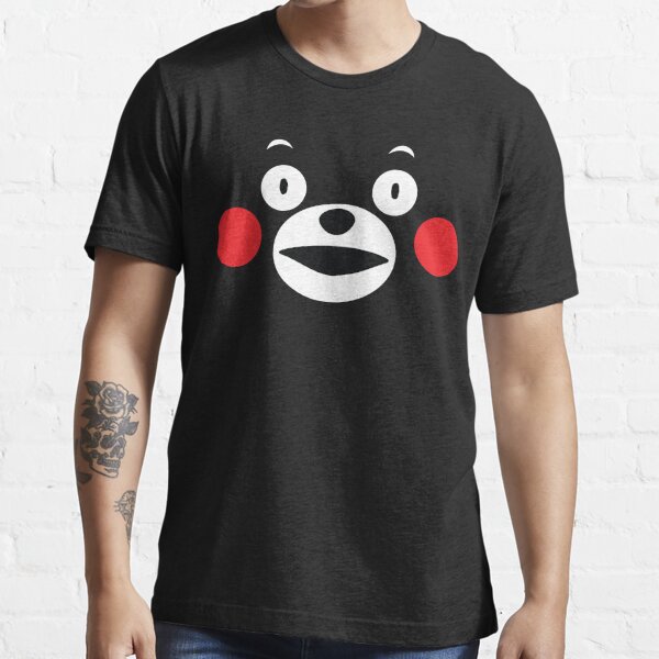 Soft Girl Kumamon Print Short Sleeves T-shirt - cosfun