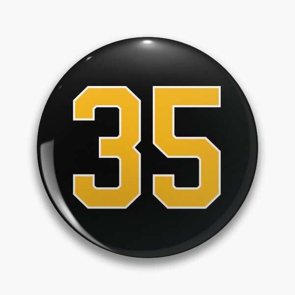 Item preview, Yellow Number 35 lucky sports jersey thirty five designed and sold by HeavyStyle.