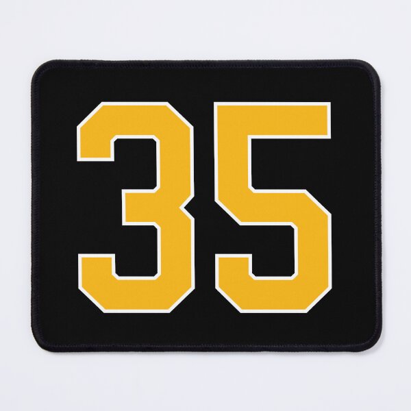 Item preview, Yellow Number 35 lucky sports jersey thirty five designed and sold by HeavyStyle.