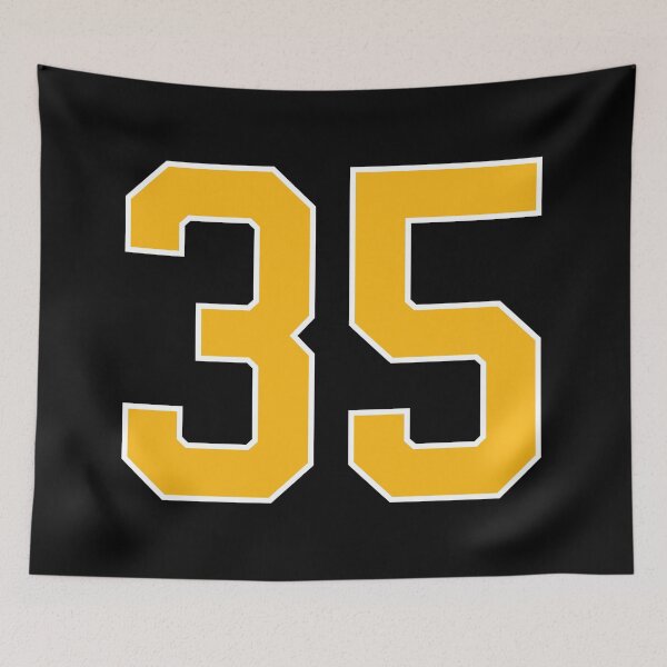 Item preview, Yellow Number 35 lucky sports jersey thirty five designed and sold by HeavyStyle.
