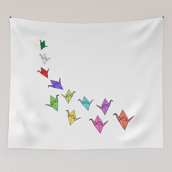 Item preview, Flying origami swans  designed and sold by shanesil.