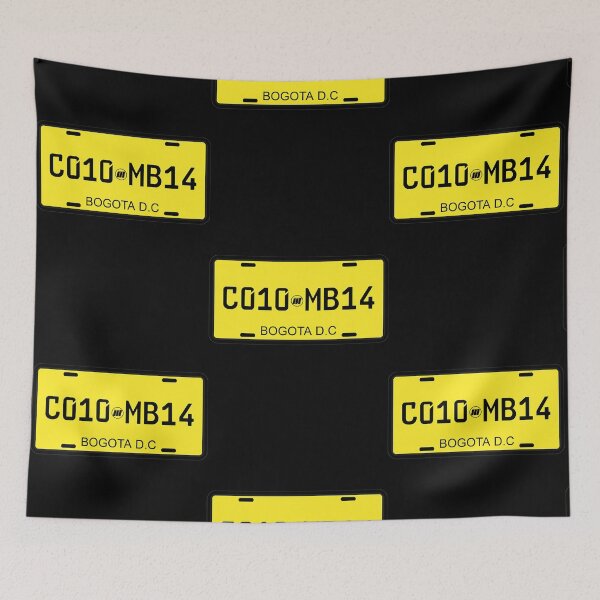 Item preview, Colombia car license plate  designed and sold by MelanieWil6722.