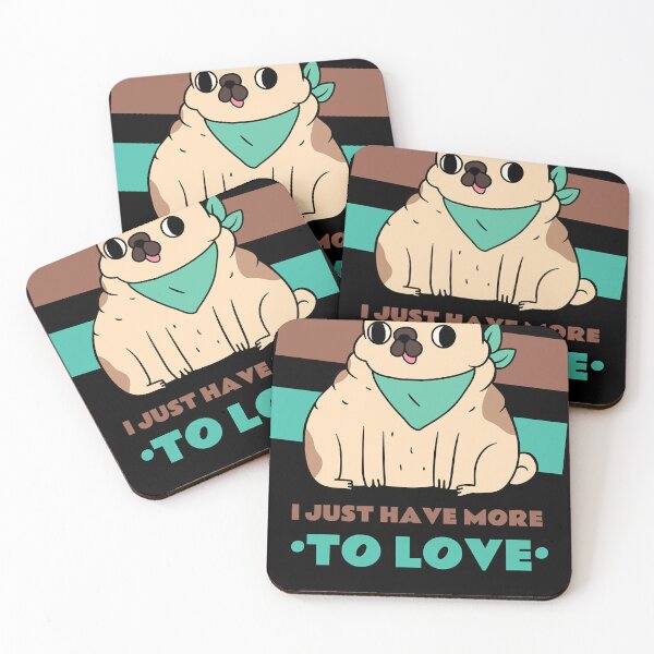Item preview, Cute Pug Puppy - I Just Have More To Love Classic T-Shirt designed and sold by cheating0nyo.