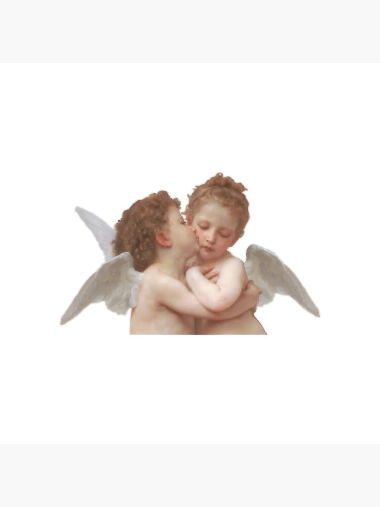 Angel Kiss painting L Amour et Psych enfants