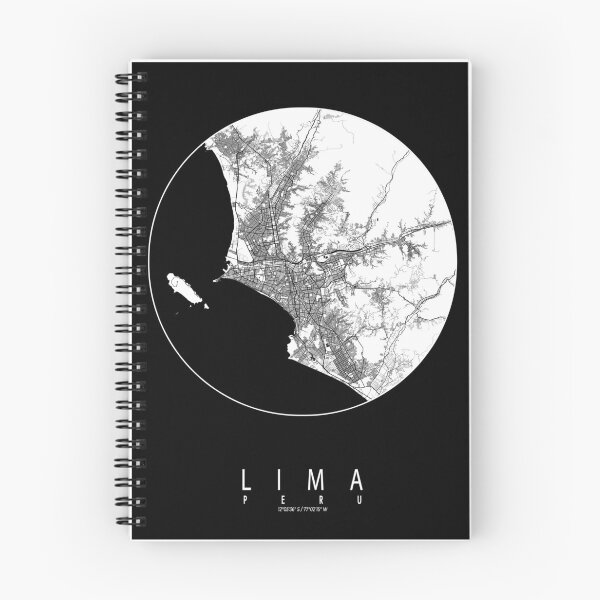 Item preview, Lima City Map of Peru - Full Moon designed and sold by deMAP.