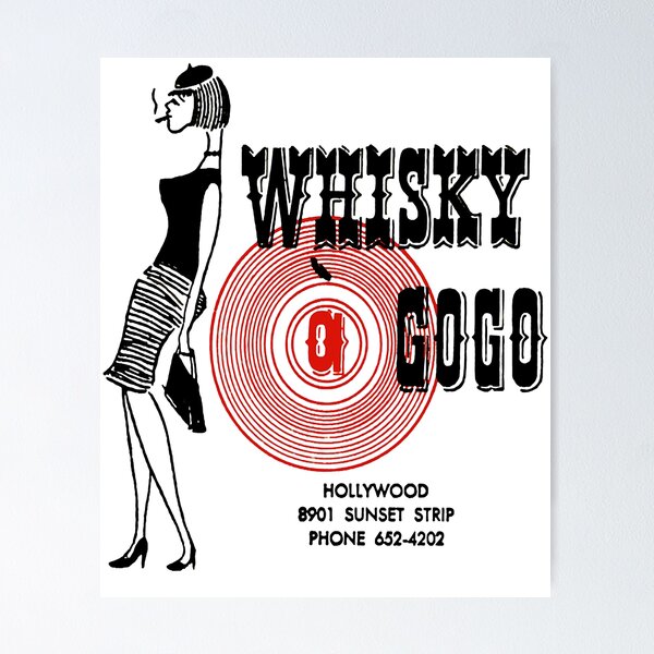 Item preview, Whisky A Go-Go Vintage  Gig Poster  For Fans designed and sold by MarilHaley.