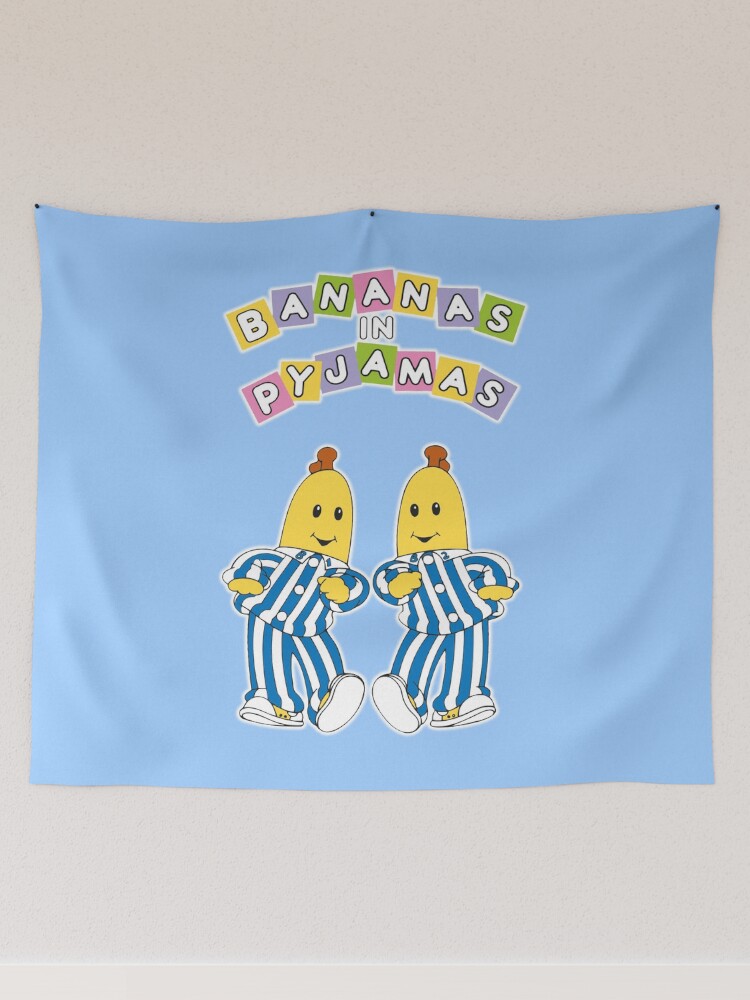 Bananas in Pyjamas light blue Tapestry