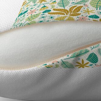Alternate view of Wild Tropics Throw Pillow